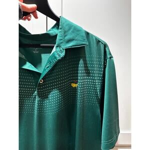 The Masters Performance Golf Men's Trademark Green Polo - Size Large